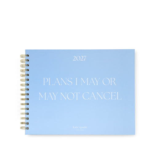 12 Month Planner - Horizontal Spiral - PLANS I MAY