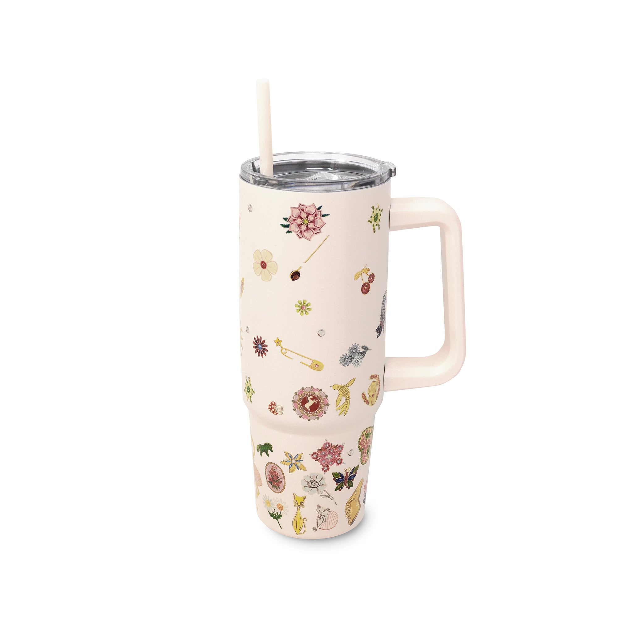 Tumbler with Straw - 30oz (Stainless) - BROOCH COL