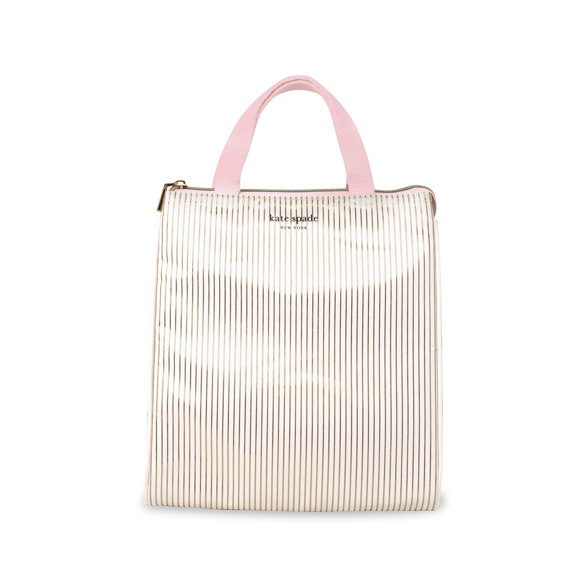 Lunch Bag - GOLD PINSTRIPE