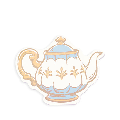 Diecut Notepad, Teapot