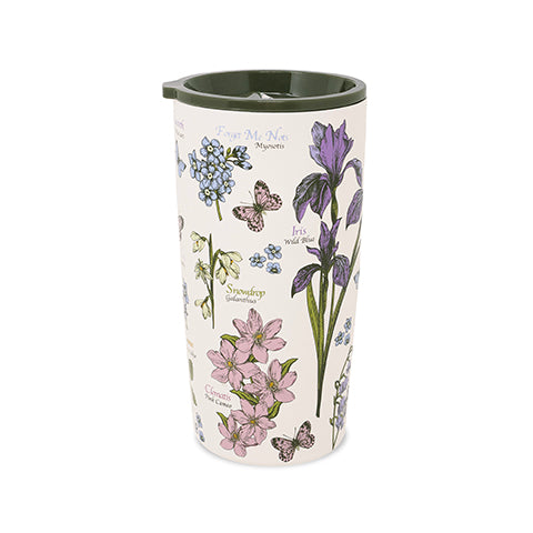 Stainless Steel Thermal Mug, Wildflowers