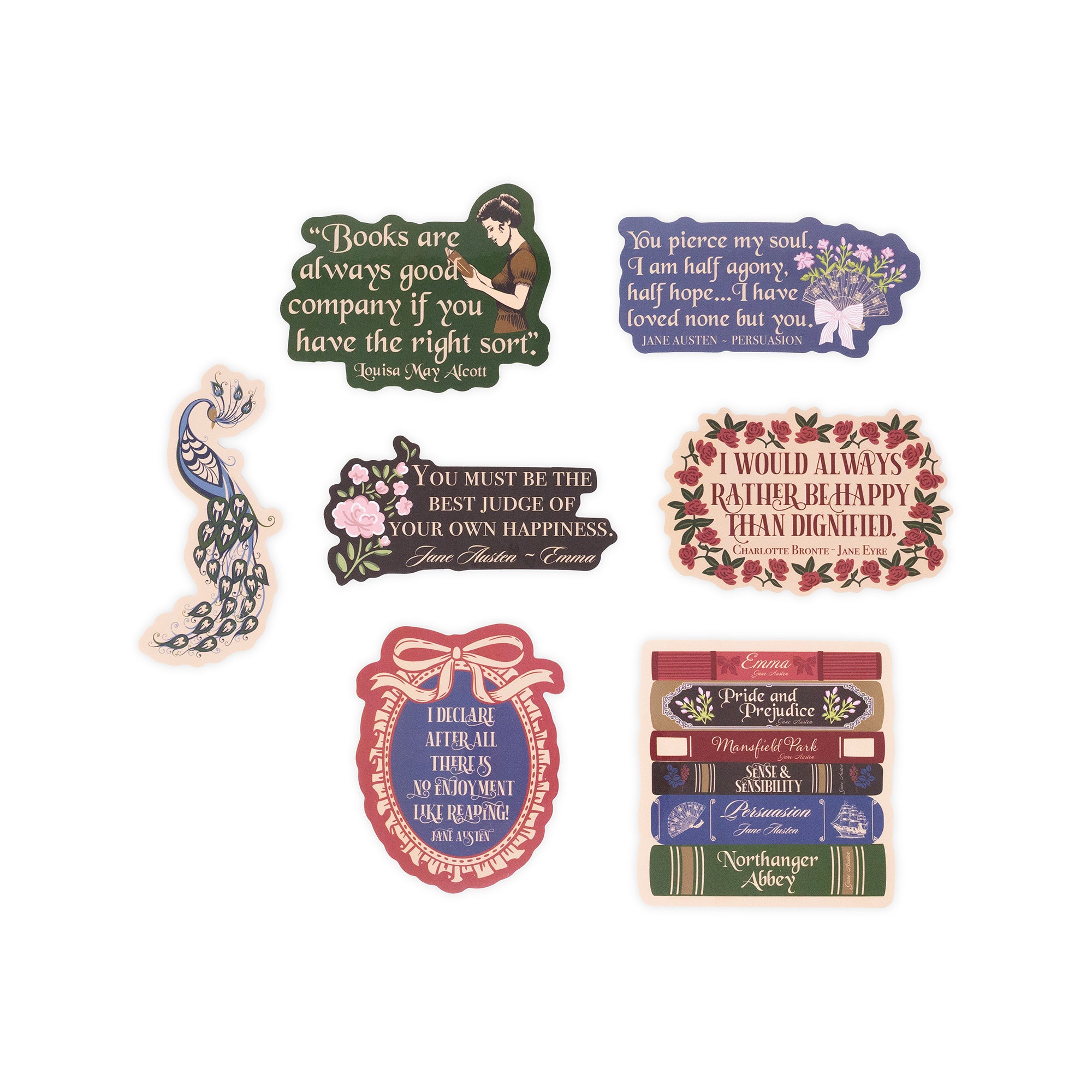 Jumbo Sticker Set, Ladies of Literature