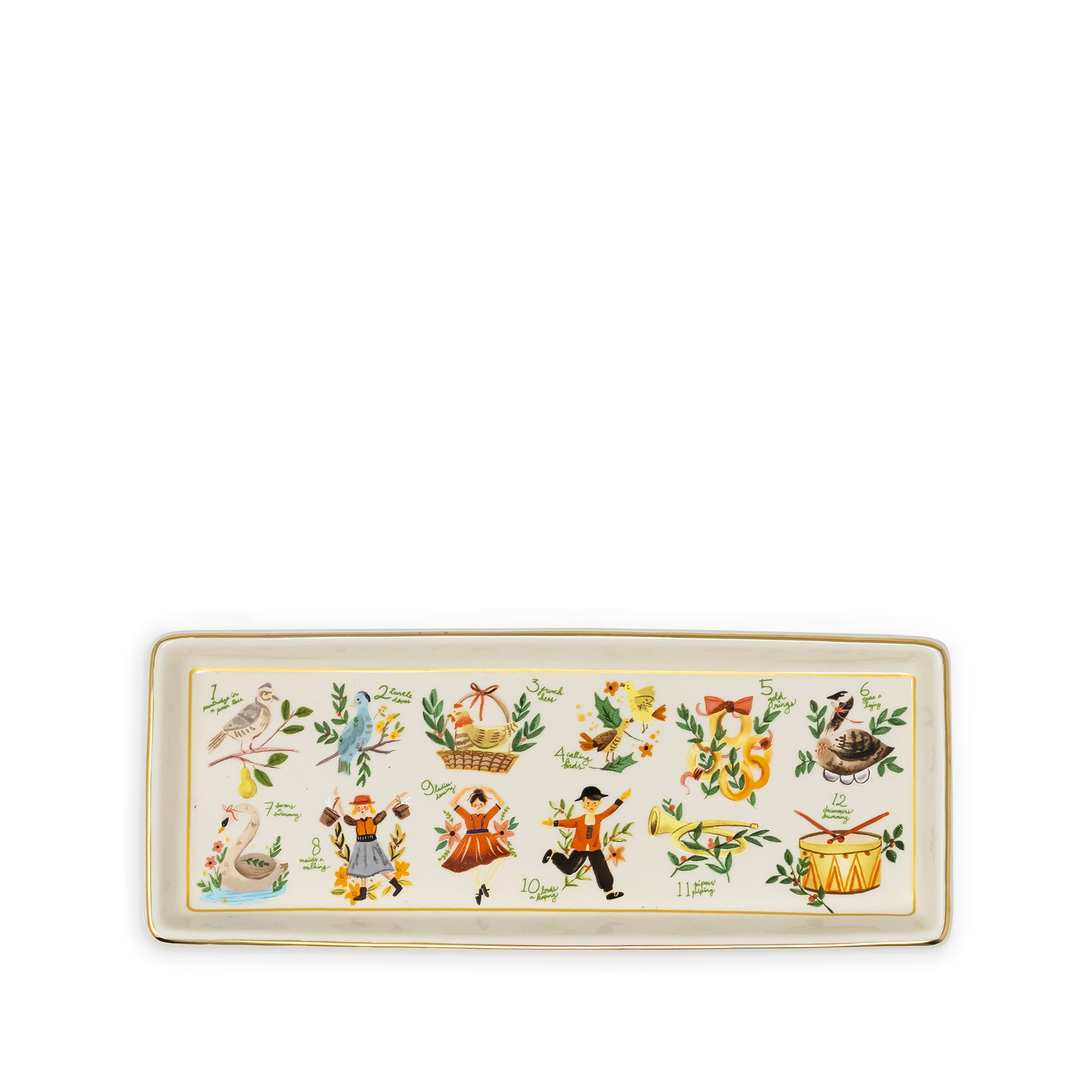 Trinket Tray - Twelve Days of Christmas