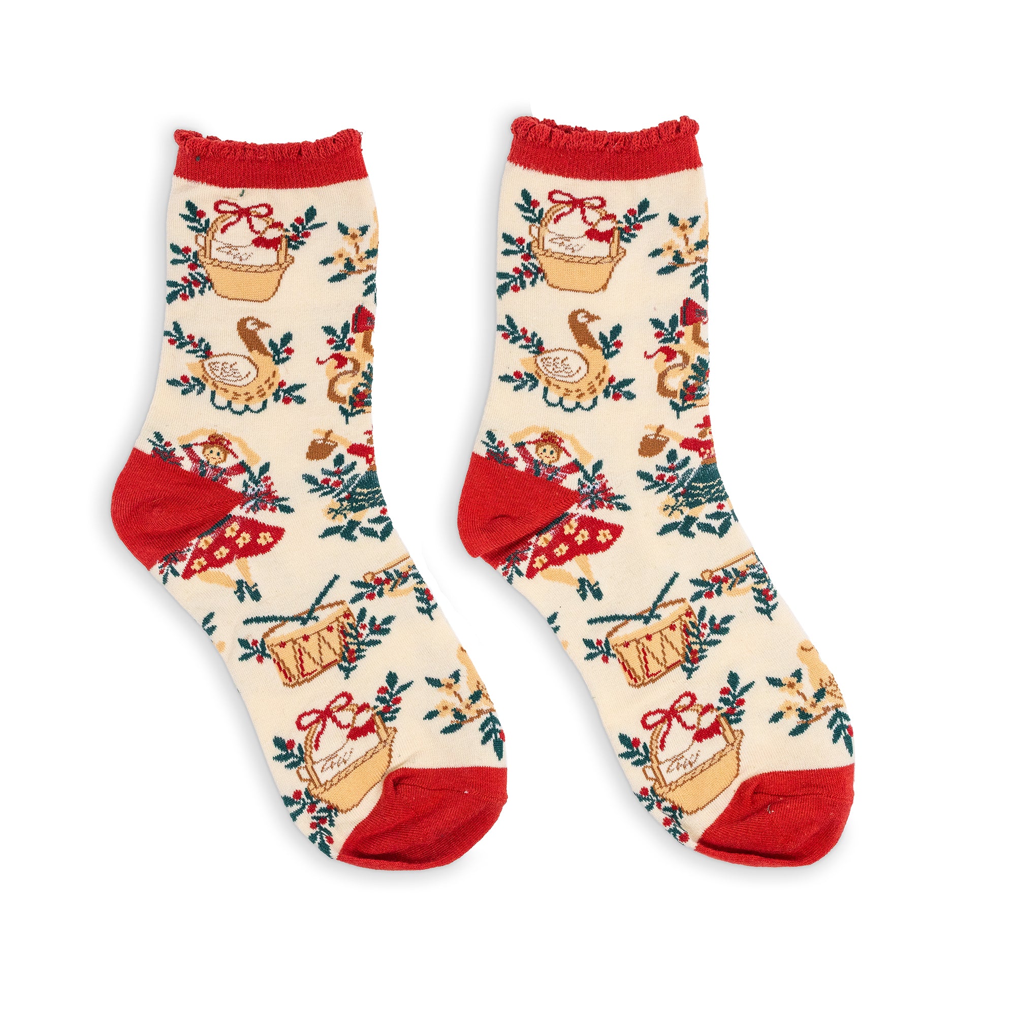 Crew Socks - Twelve Days of Christmas