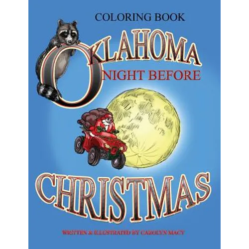 Oklahoma Night Before Christmas Coloring Book