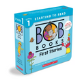 Bob Books - First Stories Box Set of 12 Paperbacks Decodable Phonics Books, Ages 4 and Up, Kindergarten (Stage 1: Starting to Read)