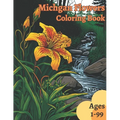 Michigan Flowers Coloring Book