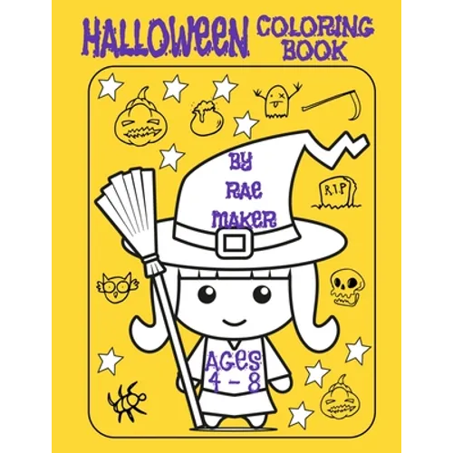Halloween Coloring Book Ages 4 - 8