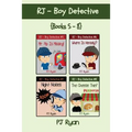 RJ - Boy Detective Books 5-8: 4 Fun Short Story Mysteries for Children Ages 9-12