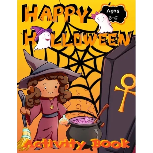 Happy Halloween Activity Book for Kids