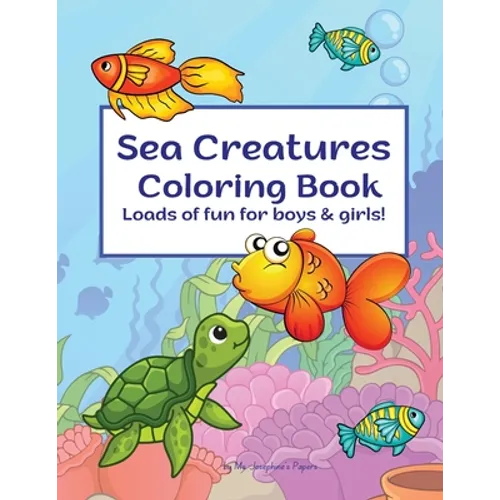 Sea Creatures Coloring Book