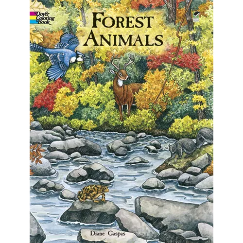 Forest Animals Coloring Book