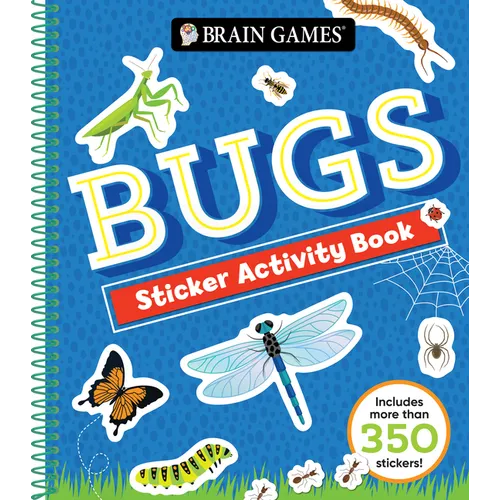 Brain Games - Sticker Activity Book: Bugs