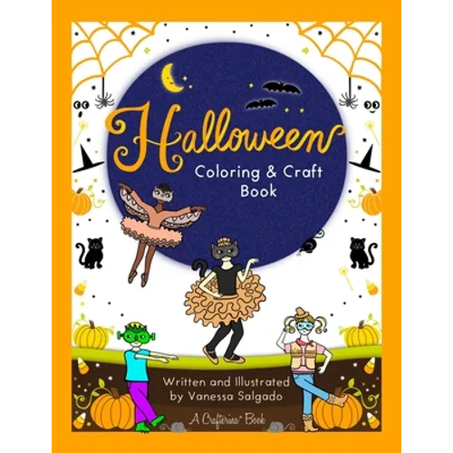 Halloween Coloring & Craft Book