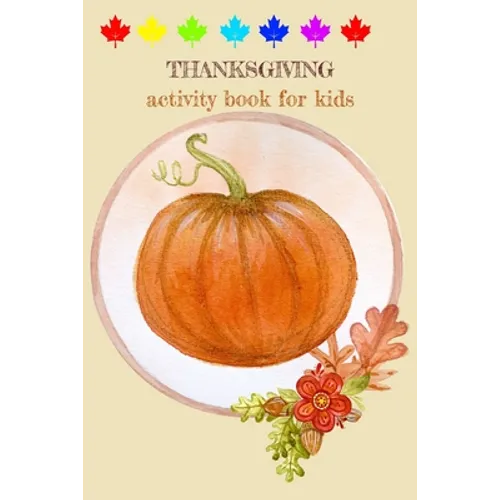 Thanksgiving Activity Book for Kids