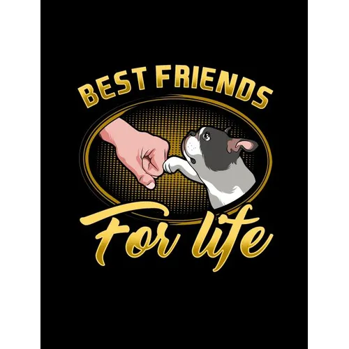 Best Friends For Life: Funny Quotes and Pun Themed College Ruled Composition Notebook