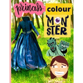 Princess Color Book: Large coloring book for kids