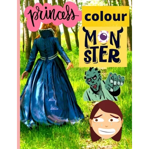 Princess Color Book: Large coloring book for kids