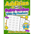 Addition and Subtraction Maths Workbook Kids Ages 6-9 Adding and Subtracting Timed Maths Test Drills Kindergarten, Grade 1, 2 and 3 Year 1, 2,3 and 4