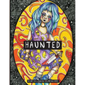 Haunted: Scary Halloween Coloring Book