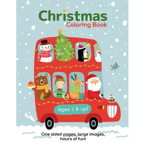 Christmas Coloring Book for Kids Ages 3-6!