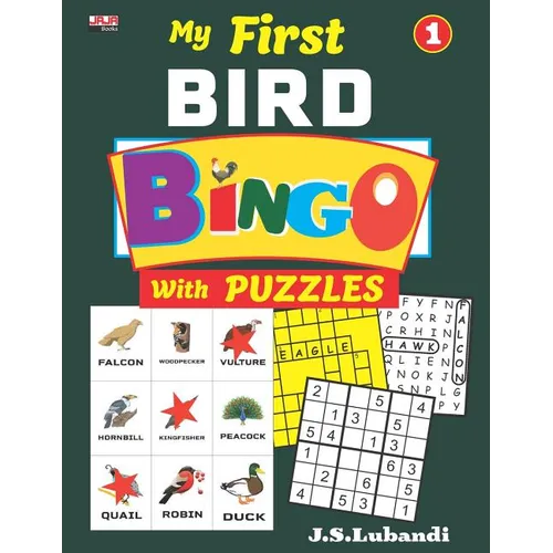 My First BIRD BINGO with PUZZLES, Vol.1