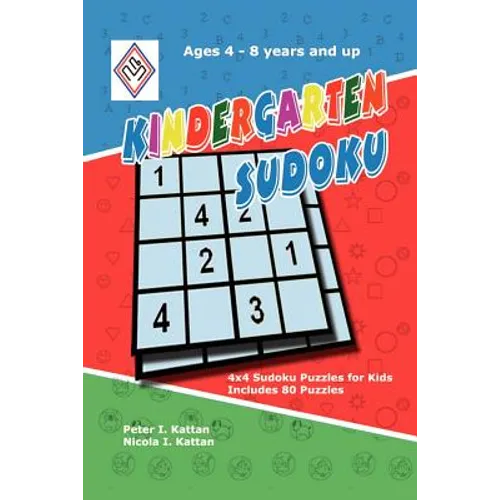 Kindergarten Sudoku: 4x4 Sudoku Puzzles for Kids