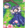 Anime Art Coloring Book