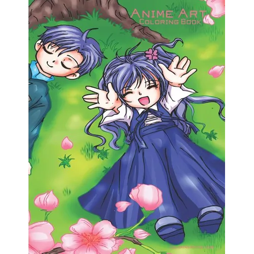 Anime Art Coloring Book