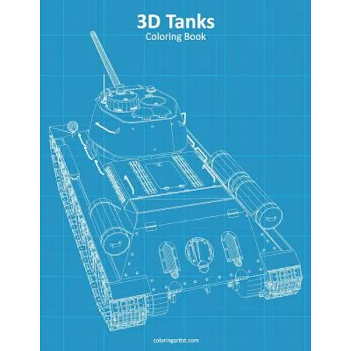 3D Tanks Coloring Book