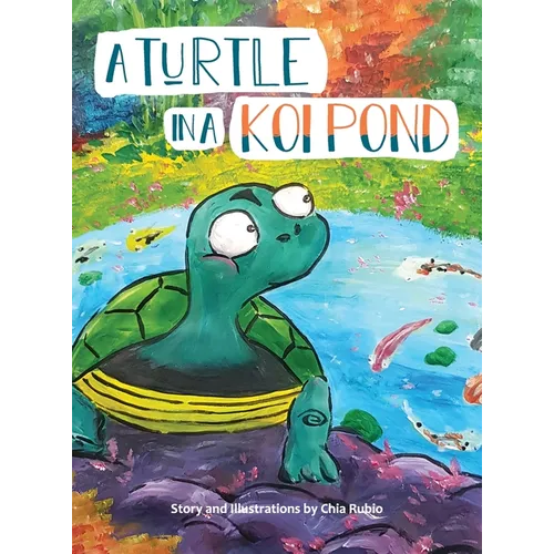 A Turtle in a Koi Pond