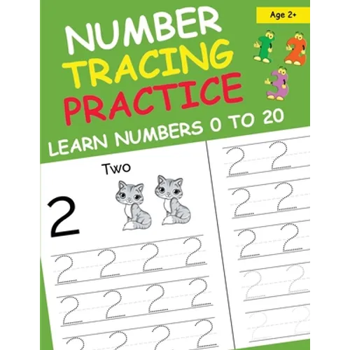 Number Tracing Practice Learn Numbers 0 to 20