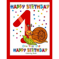 One Year Old Coloring Book Happy Birthday: Coloring Book for One Year Old