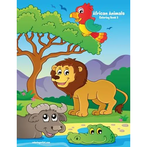 African Animals Coloring Book 5
