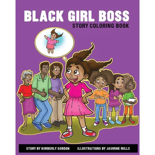 Black Girl Boss Story Coloring Book