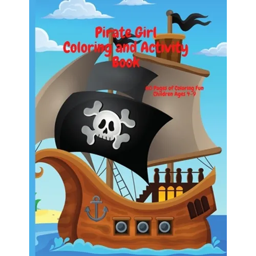 Pirate Girl Coloring and Activity Book