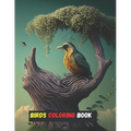 Birds Coloring book: Unique and Amazing Beautiful Designs Relaxing Coloring Book For Adults and Kids