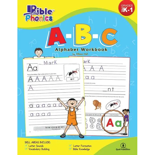 Bible Phonics: A-B-C Alphabet Workbook