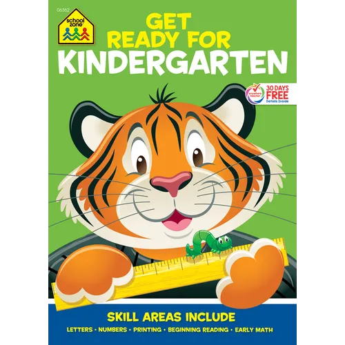 School Zone Get Ready for Kindergarten Workbook