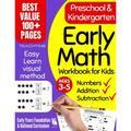 Early Math Workbook for Kids: Preschool & Kindergarten Number Tracing, Addition & Subtraction Basic Math Workbooks for Kids (Beginner Math Preschool L