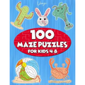 100 Maze Puzzles for Kids 4-8: Maze Activity Book for Kids. Great for Developing Problem Solving Skills, Spatial Awareness, and Critical Thinking Ski