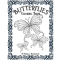 Butterflies Adult Coloring Book