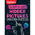 Scratch-Off Hidden Pictures Unicorn Puzzles