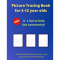 Picture Tracing Book for 5-12 year olds: 30 Pages of High Quality Tracing Images for Kids