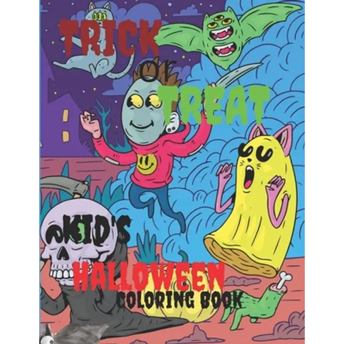 Trick or Treat: Kids halloween coloring book