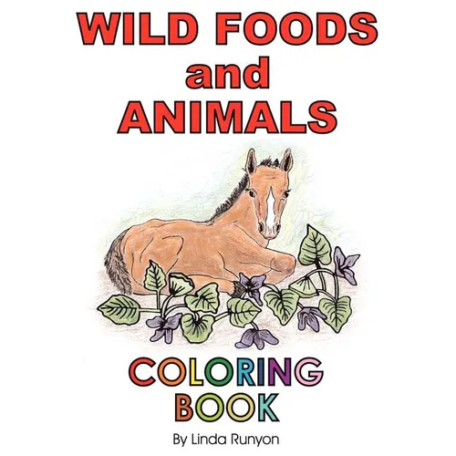 Wild Foods and Animals Coloring Book
