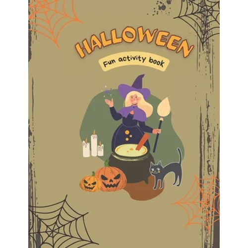 Halloween fun activity book: kids book