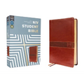 Niv, Student Bible, Leathersoft, Brown, Comfort Print