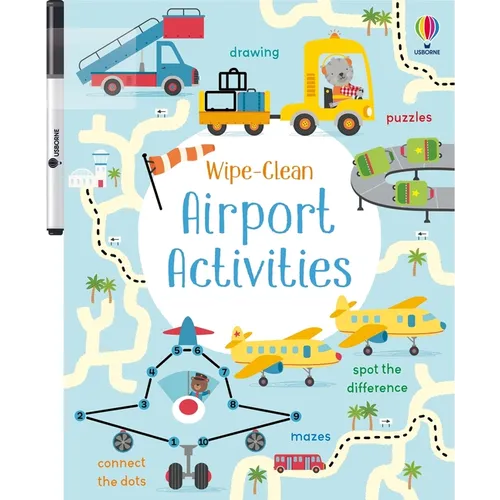 Wipe-Clean Airport Activities