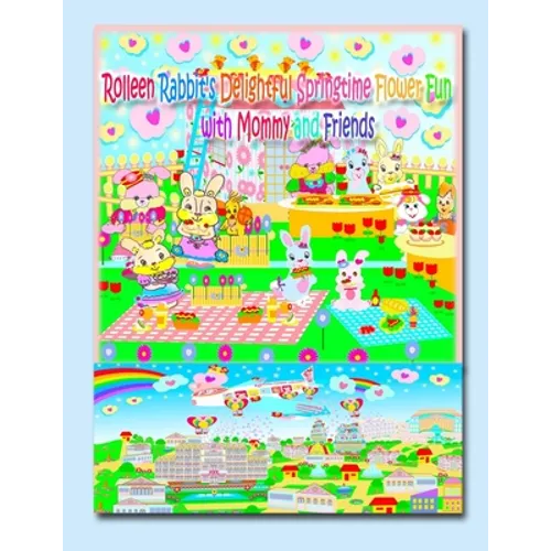Rolleen Rabbit's Delightful Springtime Flower Fun with Mommy and Friends